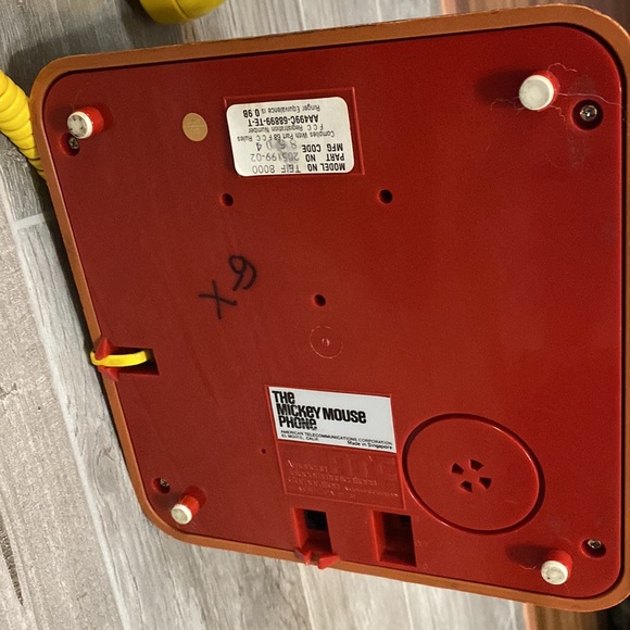 Vintage Mickey Mouse Walt Disney Touch Tone Phone Model 8000 - Picture 8 of 13